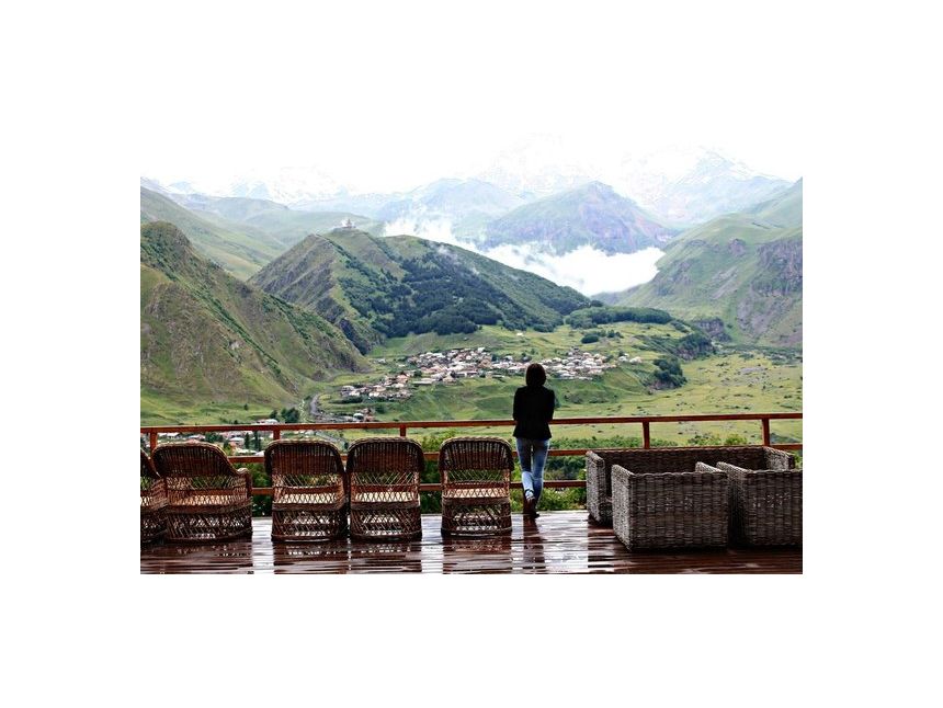 Day Tour in Kazbegi,  June,