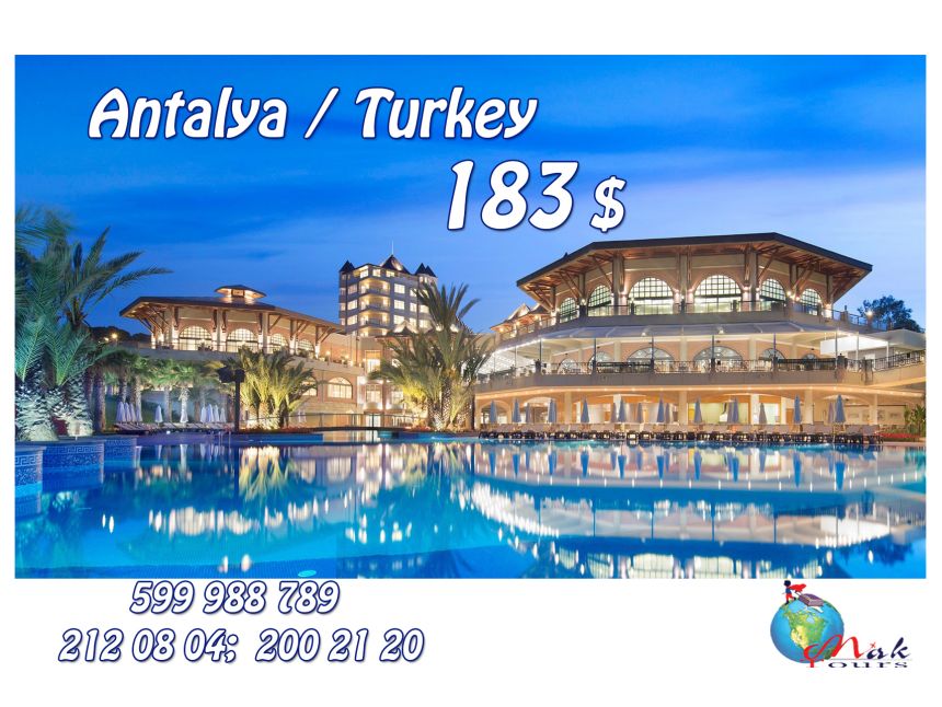 Antalya from  $!!!