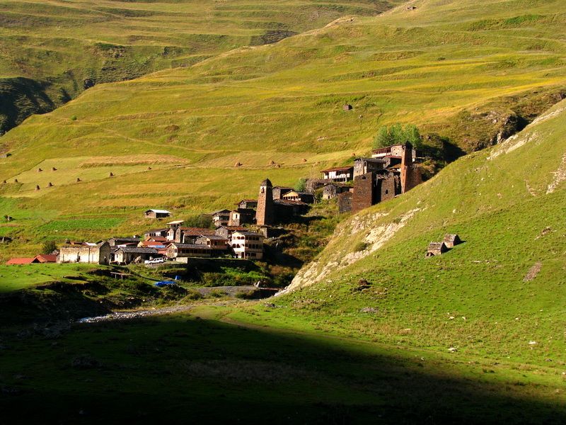 Open season. Jeep tour three days in Tusheti