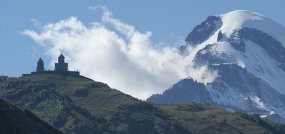 Gergeti Trinity Church -The Darial Gorge