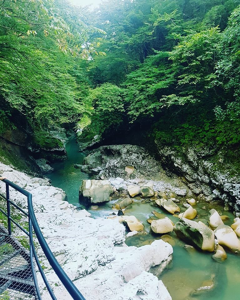 MARTVILI's CANYON, OKATSE's KANYON, kinchkha's waterfall