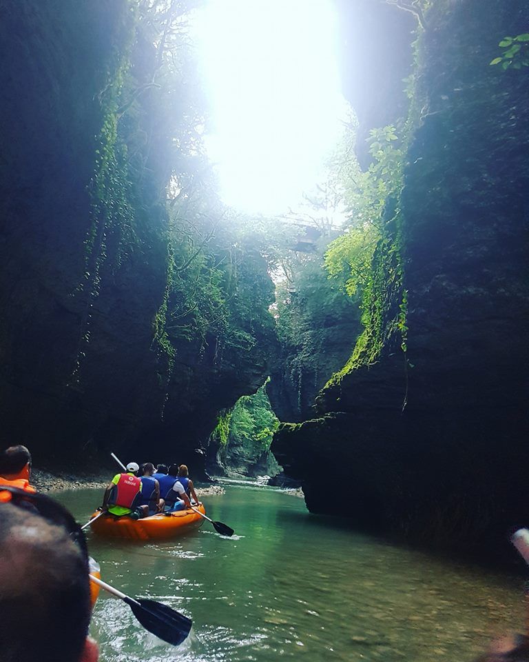 MARTVILI's CANYON, OKATSE's KANYON, kinchkha's waterfall