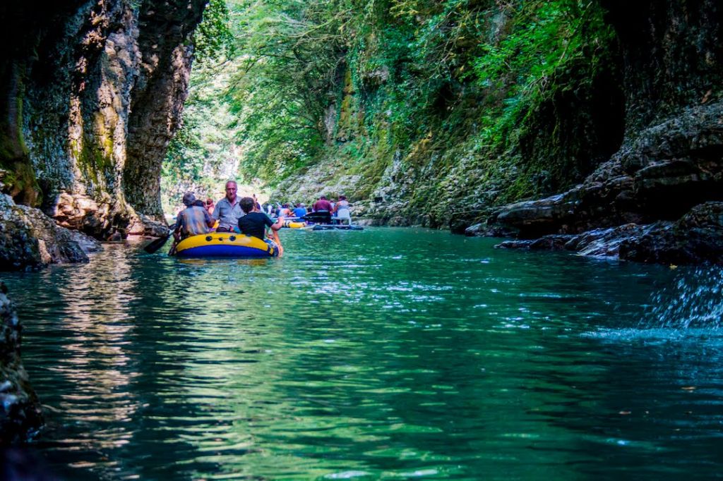 MARTVILI's CANYON, OKATSE's KANYON, kinchkha's waterfall