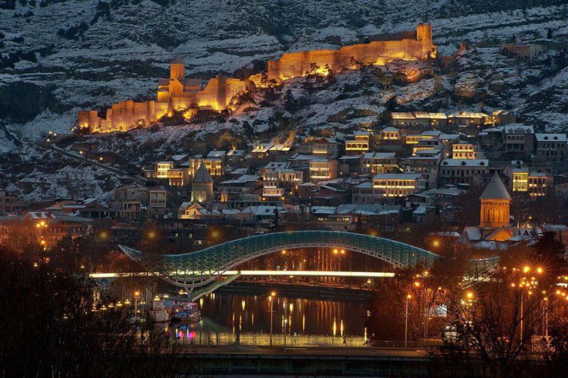  სამების ტაძარი, ძველი თბილისი, ნარიყალა, კუს ტბა, მთაწმინდა.