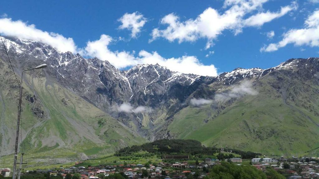 Перед охлаждением в Казбеги