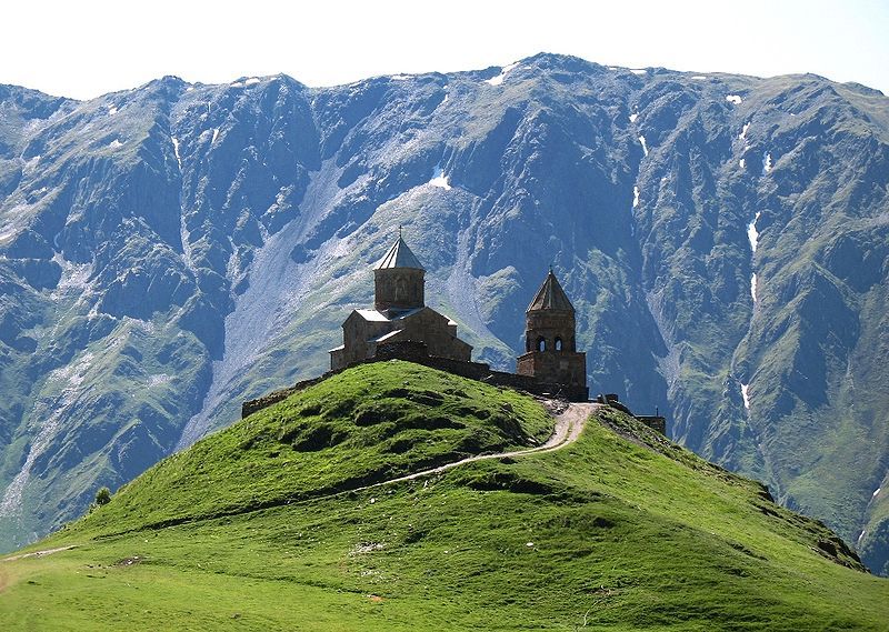 Перед охлаждением в Казбеги