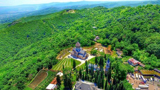 City of love Sighnaghi, Bodbe monastery, Wonderful medicinal source of sv.